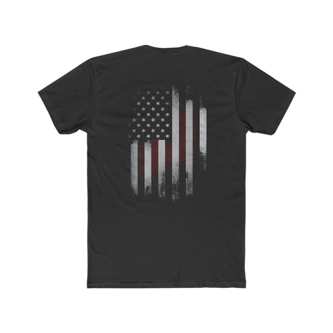 Distressed US Flag | Fitted Tee