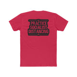 Practice Socialist Distancing | Fitted Tee