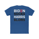 Biden Sucks Harris Blows | Fitted Tee