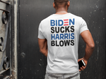 Biden Sucks Harris Blows | Fitted Tee