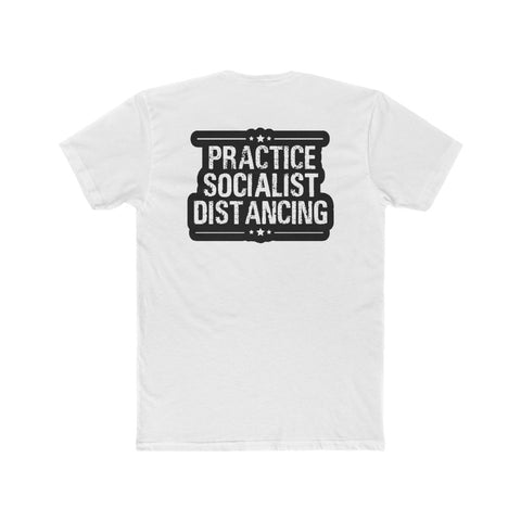 Practice Socialist Distancing | Fitted Tee