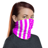 US Flag (Pink) | Women's Neck Gaiter