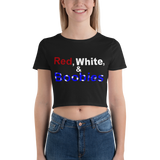 Red, White, & Boobies | Women's Crop Top