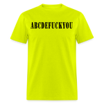 ABCDEF*CKYOU | High-Vis Tee - safety green