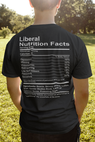 Liberal Nutritional Facts | Fitted Tee